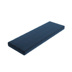 Custom Bench Cushion in Check Mate - Navy