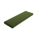 Custom Bench Cushion in Check Mate - Loden