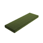 Custom Bench Cushion in Check Mate - Loden