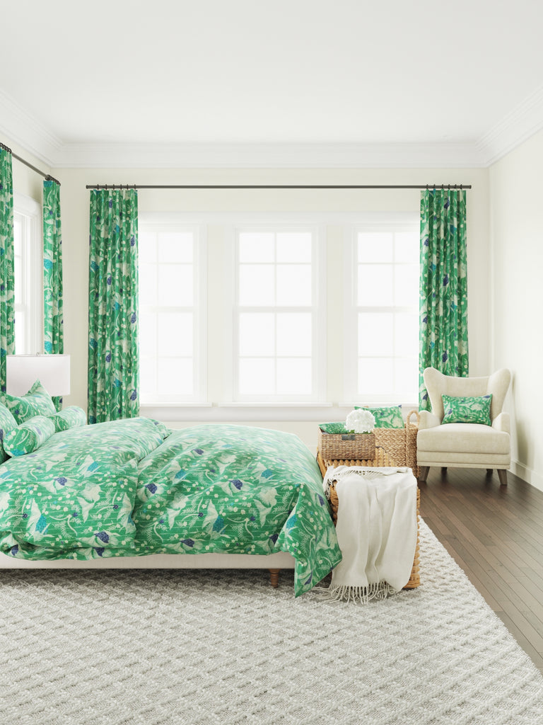 Fabric Swatch: Koi Pond - Green