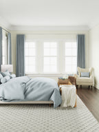 Ruffle Bedskirt in Classic Linen - Storm