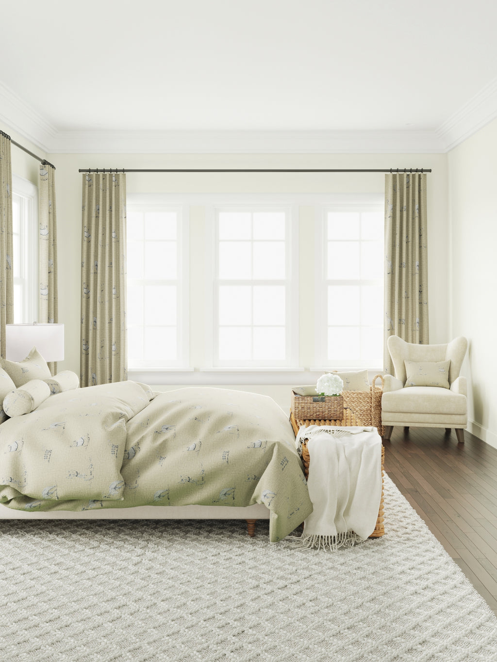 Pillow Sham in Duffy - Doodle