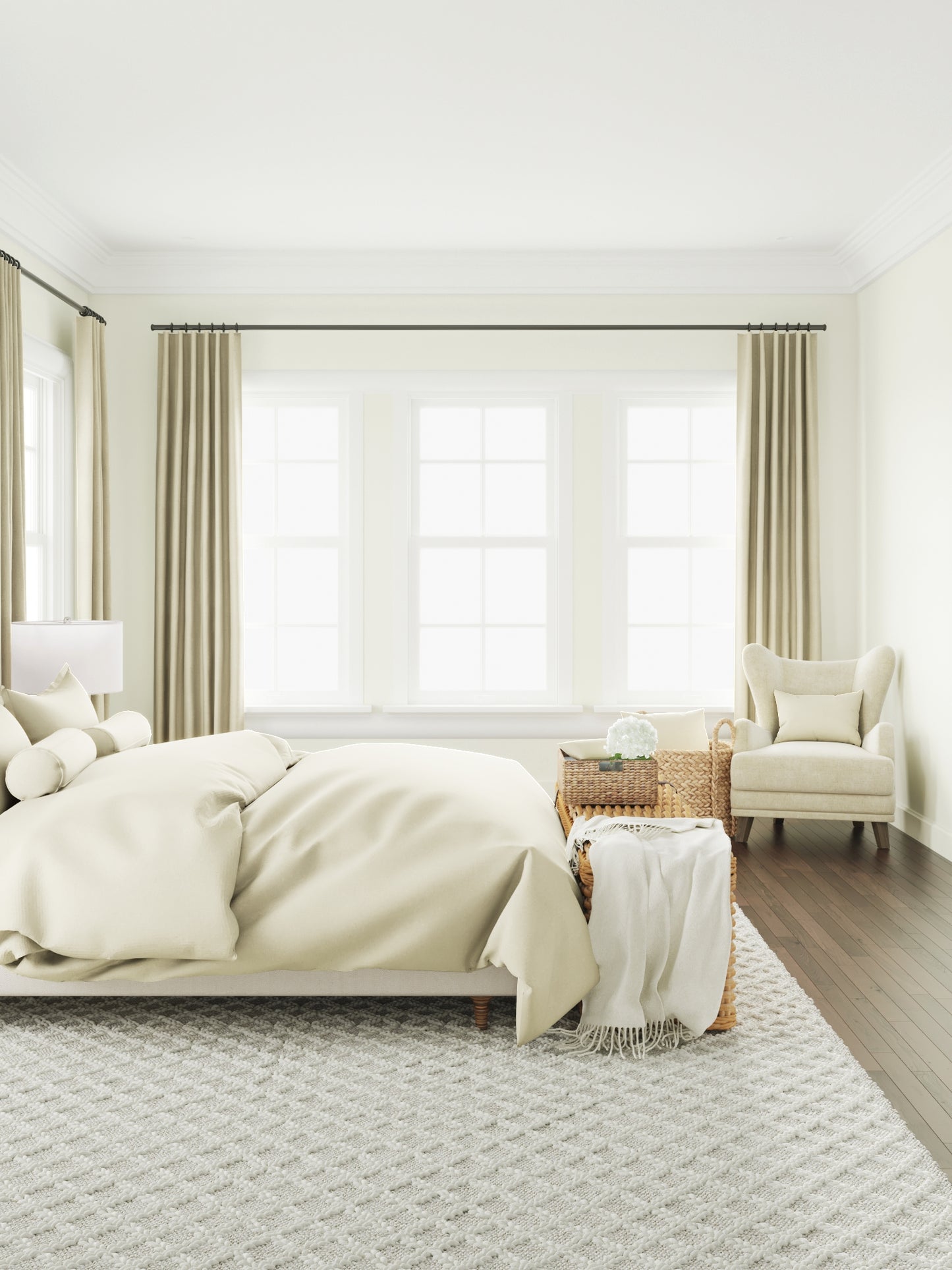 Duvet Cover in Lush Linen - Mushroom