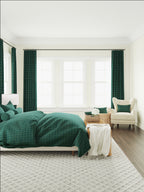 Throw Pillow in After Hours - Green