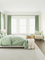 Duvet Cover in Gingham - Fir
