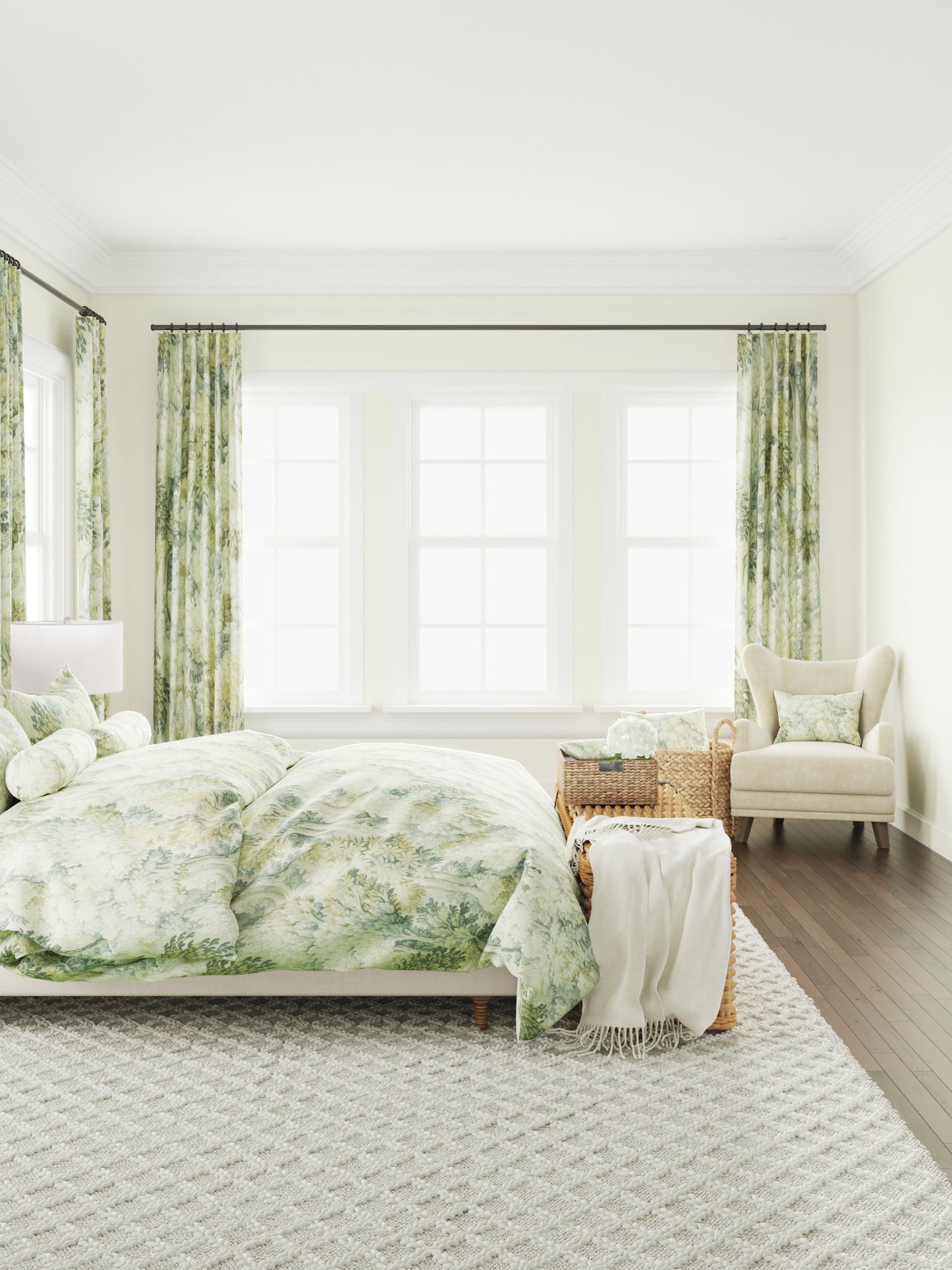 Convertible Drapery in Enchanted Forest - Mineral