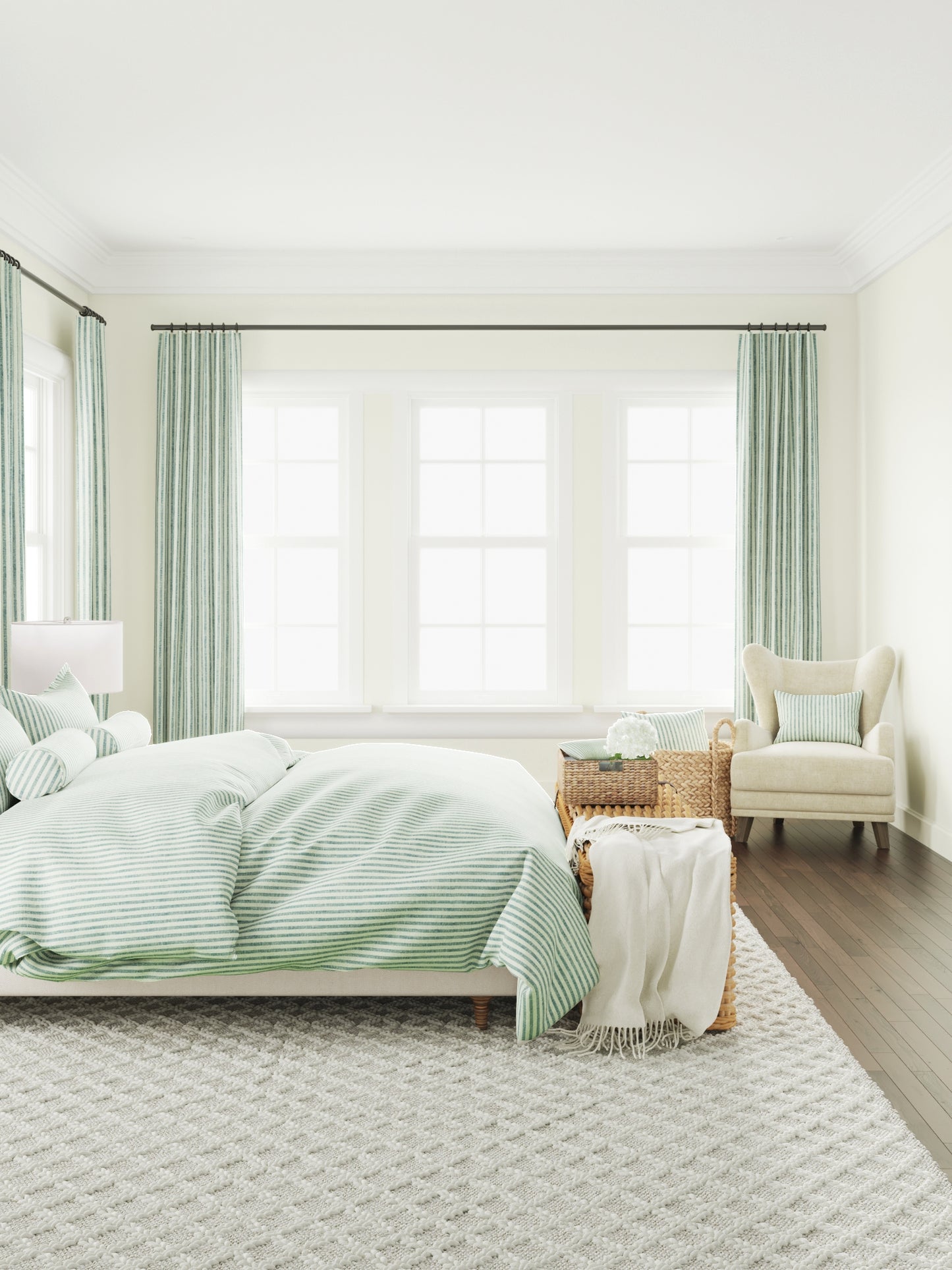 Duvet Cover in Candy Shop Stripes - Navy