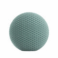 Circular Throw Pillow in Check Mate - Haze