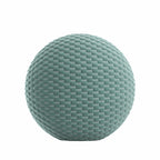 Circular Throw Pillow in Check Mate - Haze