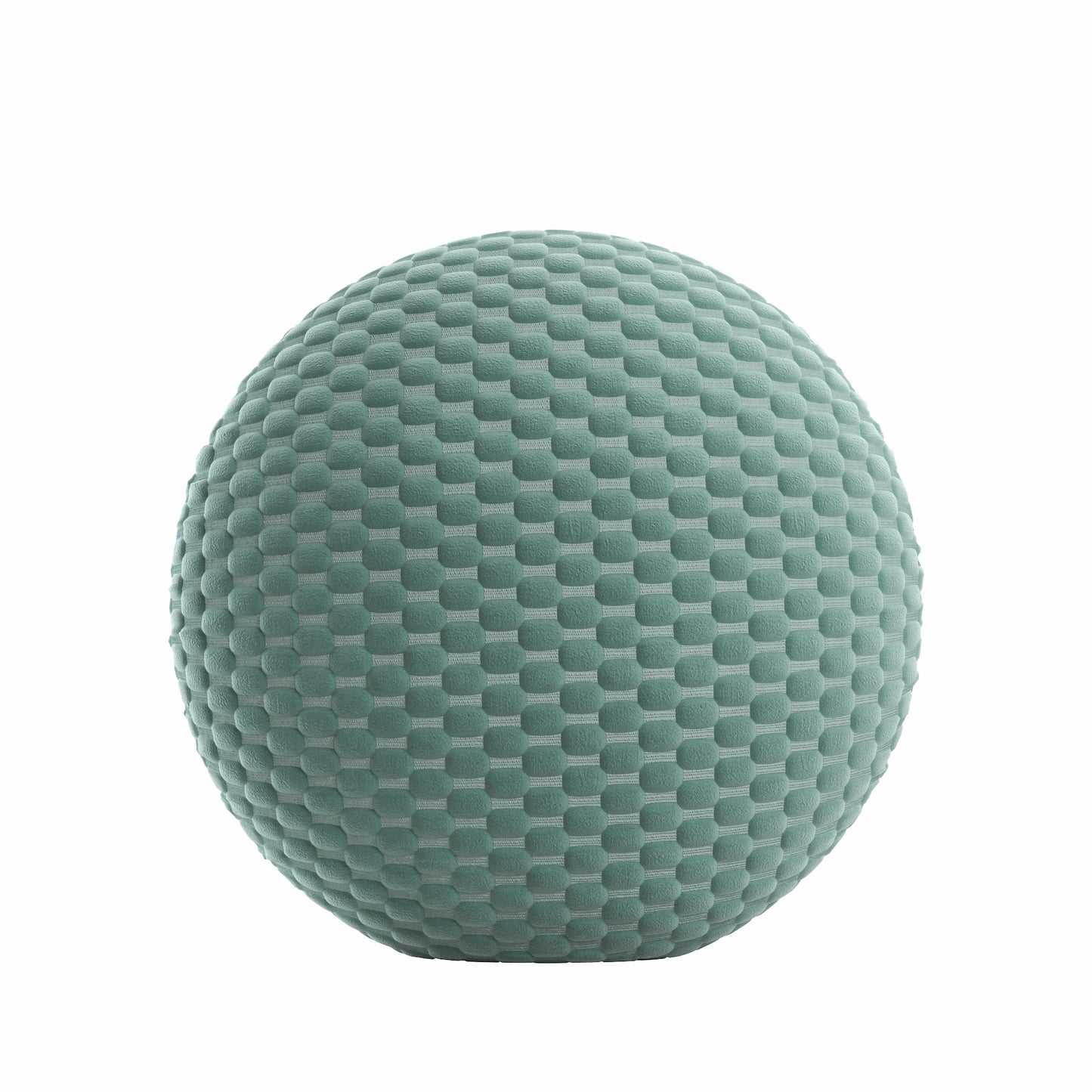 Circular Throw Pillow in Check Mate - Haze