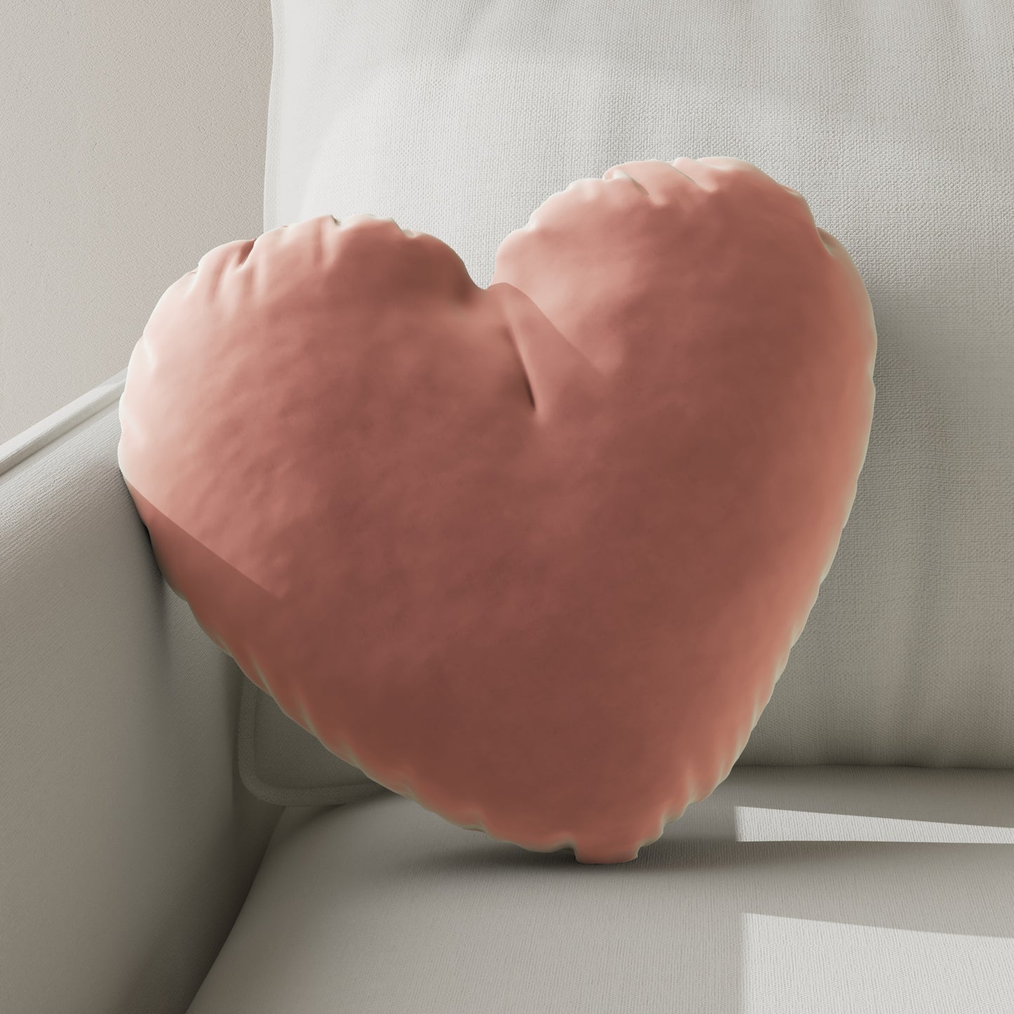 Heart Pillow in Classic Velvet Nectar