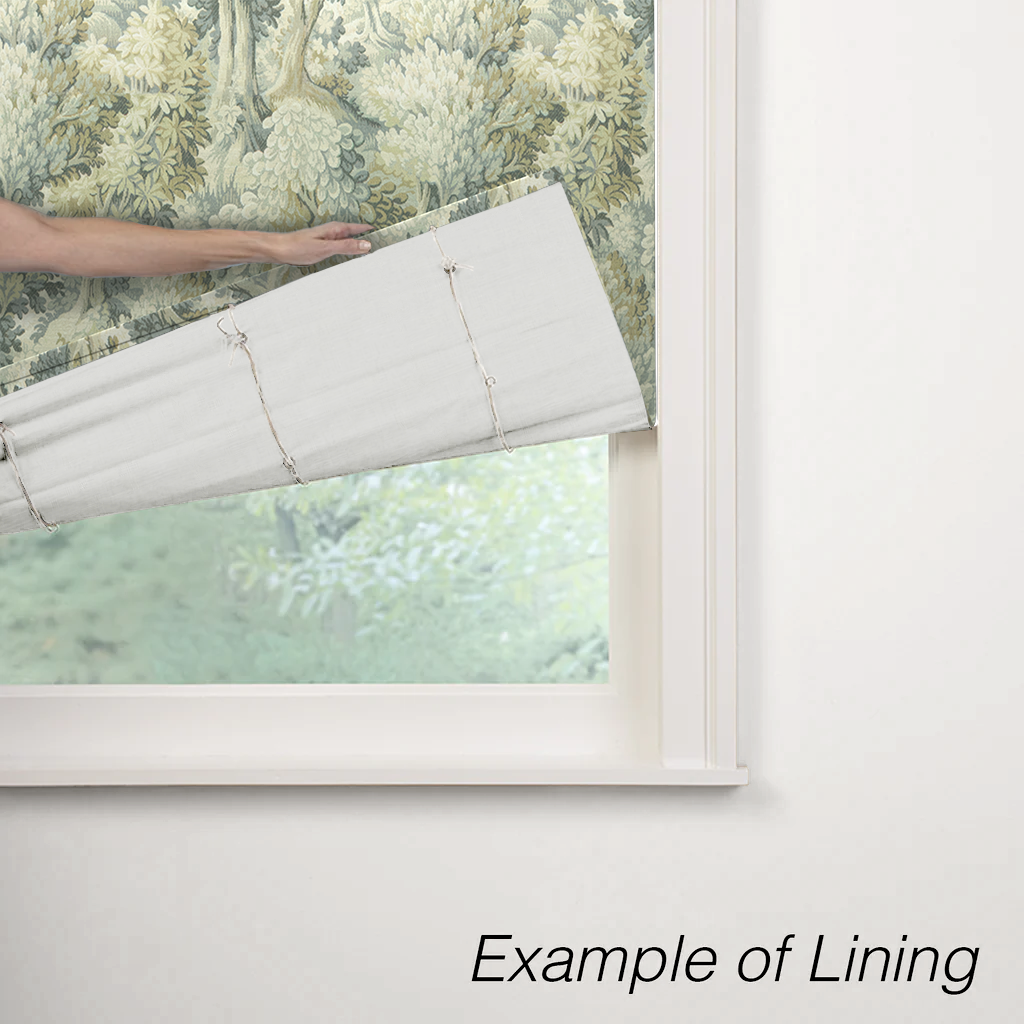 Relaxed Roman Shade in Enchanted Forest - Mineral