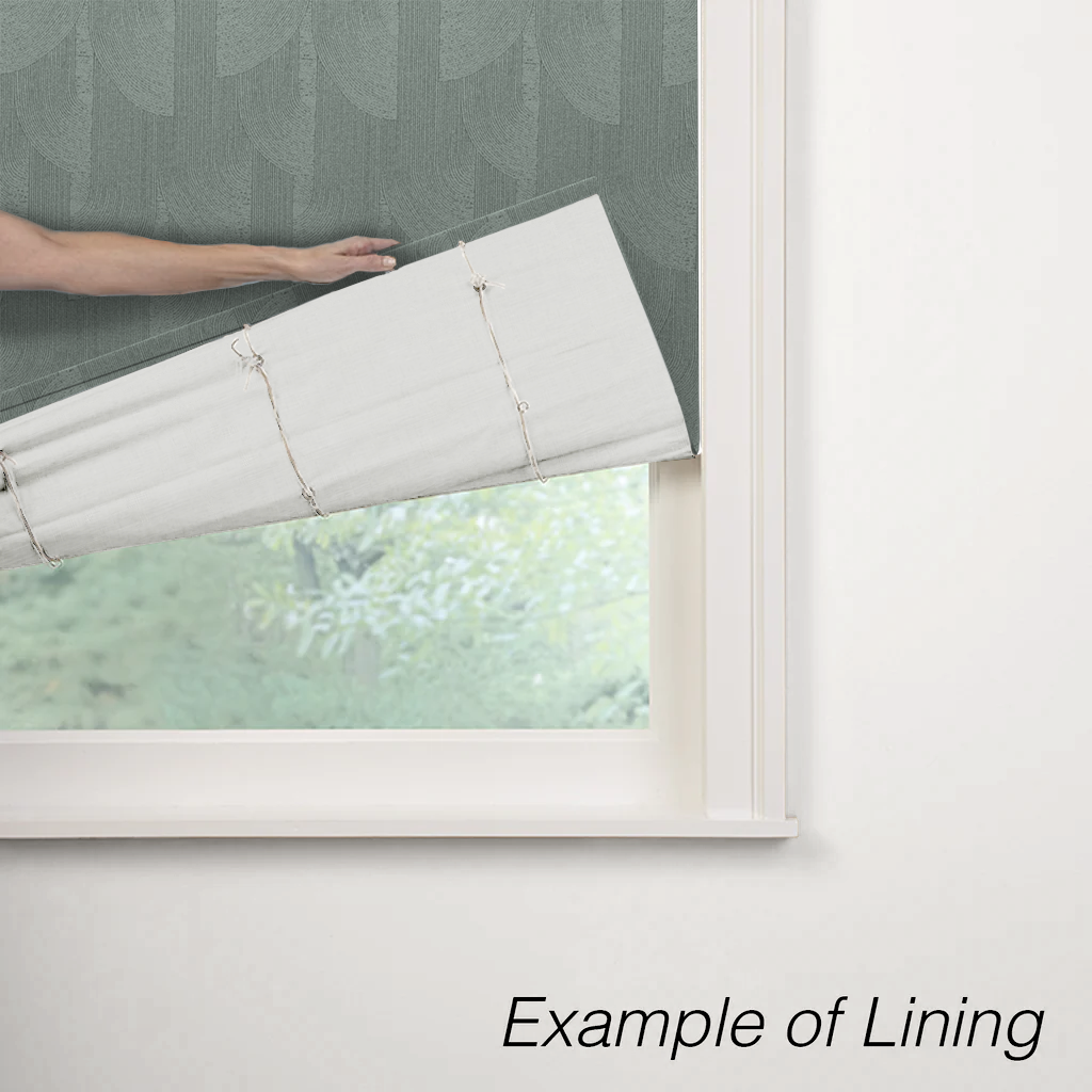 Flat Roman Shade in Make Waves - Dove