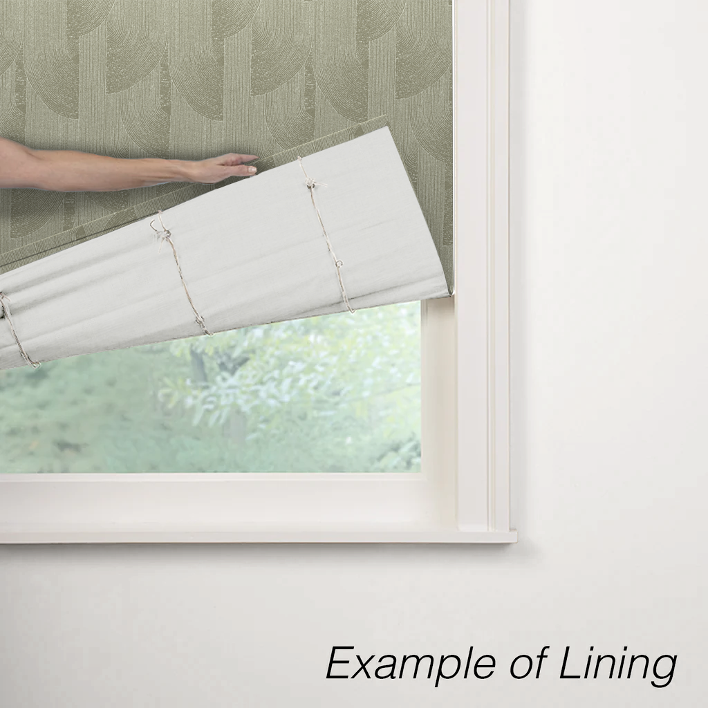 Relaxed Roman Shade in Make Waves - Oatmeal