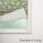 Relaxed Roman Shade in Tropical Toile - Palm