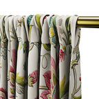 Dual Rod Pocket Curtains in Fleur de Leaf - Blossom