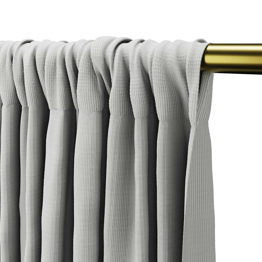 Dual Rod Pocket Curtains in Baldwin - Fog