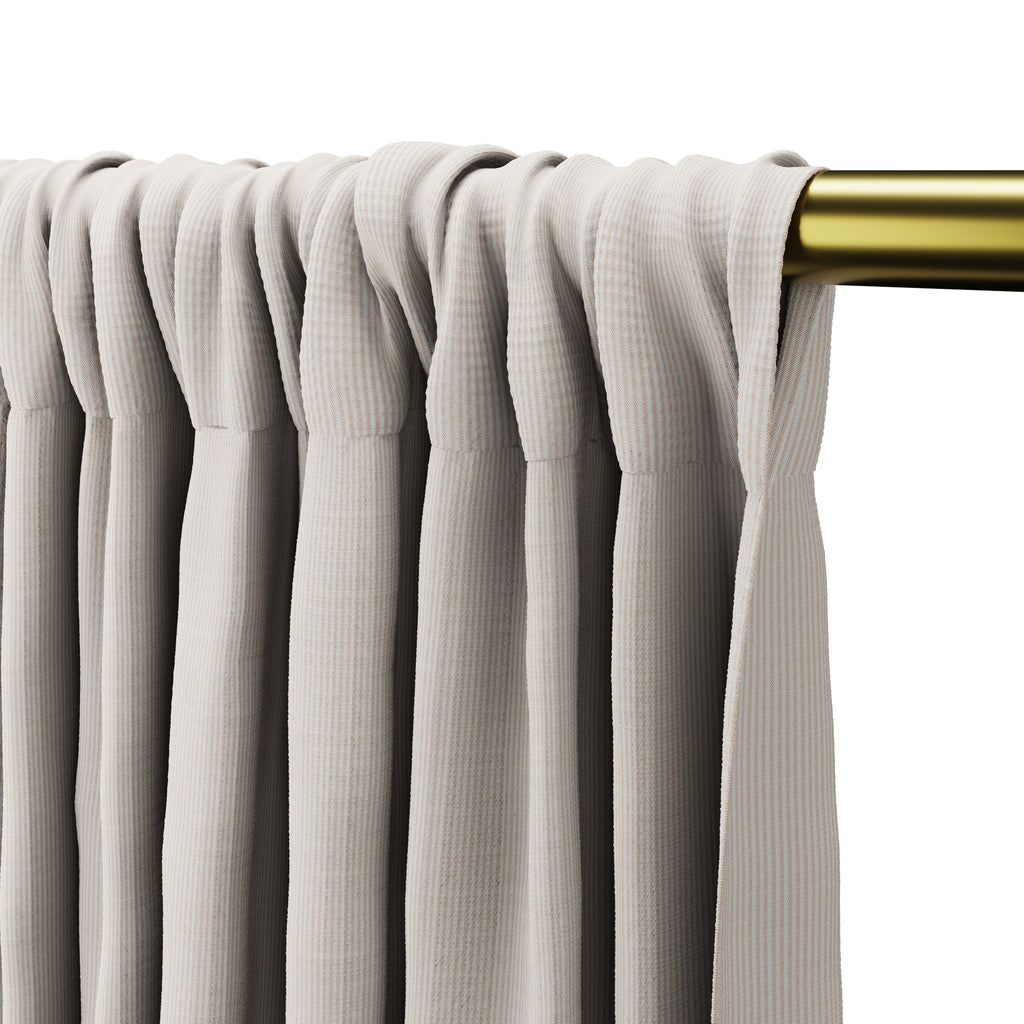 Dual Rod Pocket Curtains in Baldwin - Ballet Slipper