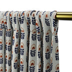 Dual Rod Pocket Curtains in Mini Florals - Pottery
