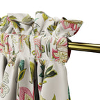 Dual Rod Pocket Curtains in Fleur de Leaf - Blossom