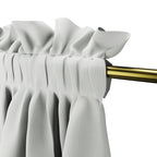 Dual Rod Pocket Curtains in Baldwin - Fog