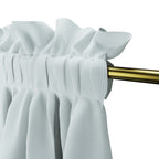 Dual Rod Pocket Curtains in Baldwin - Baby Blue