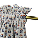 Dual Rod Pocket Curtains in Mini Florals - Pottery