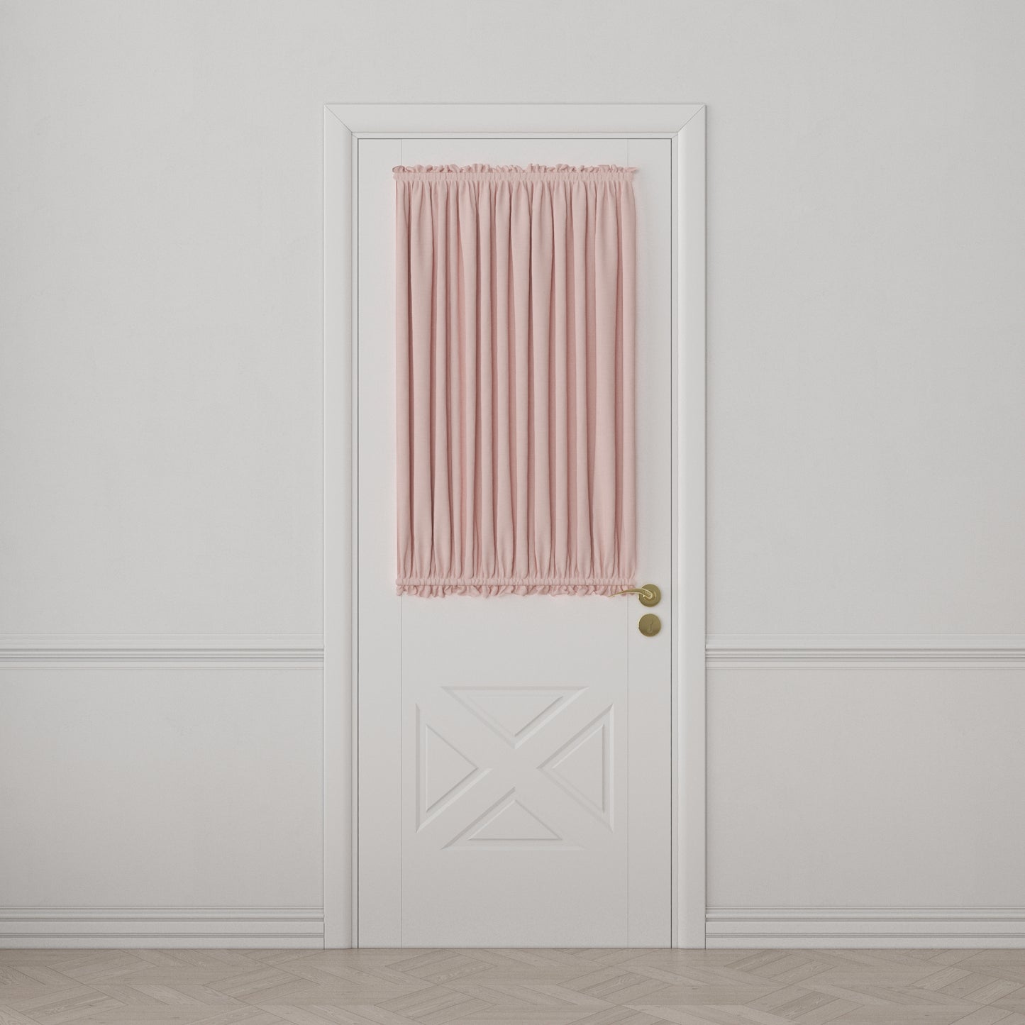 Dual Rod Pocket Curtains in Classic Linen - Blush