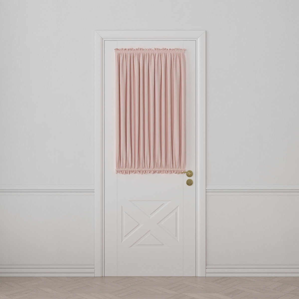 Dual Rod Pocket Curtains in Classic Linen - Blush