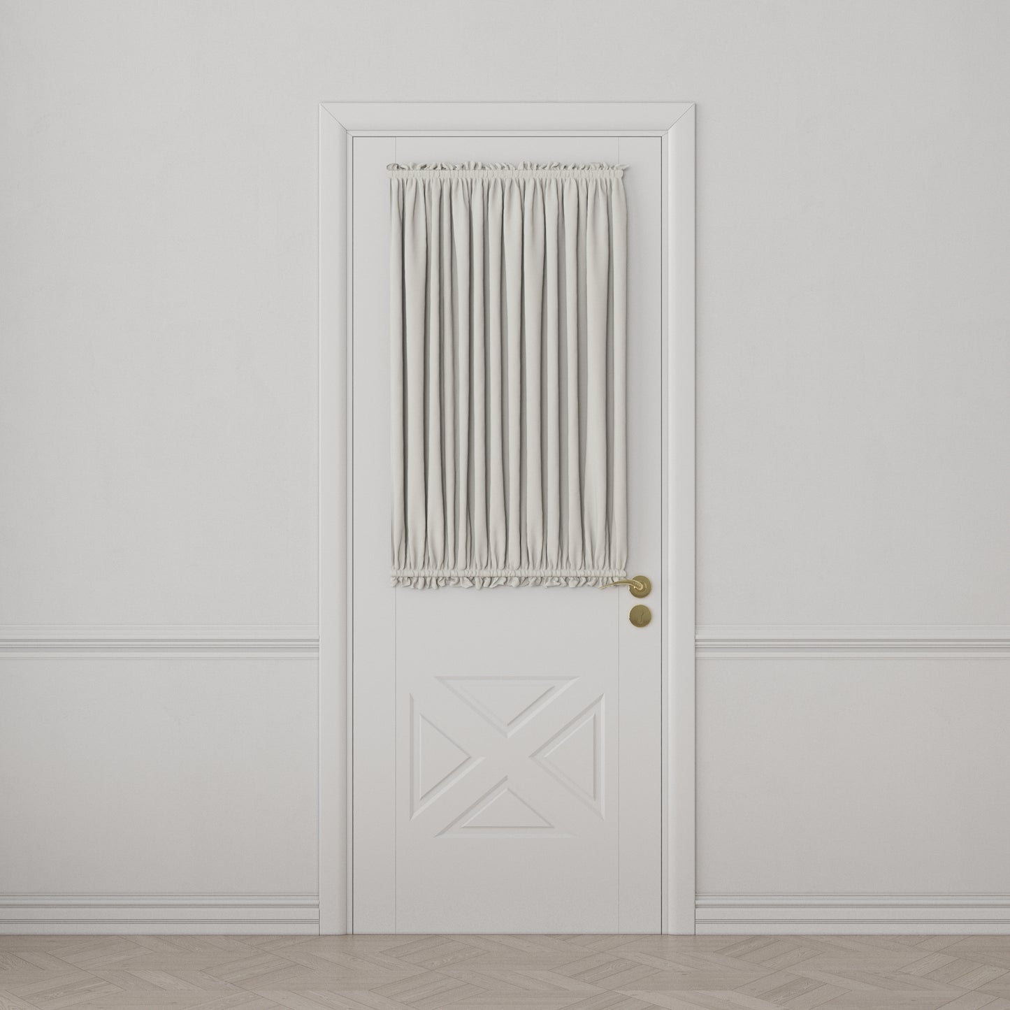 Dual Rod Pocket Curtains in Classic Linen - Cloud