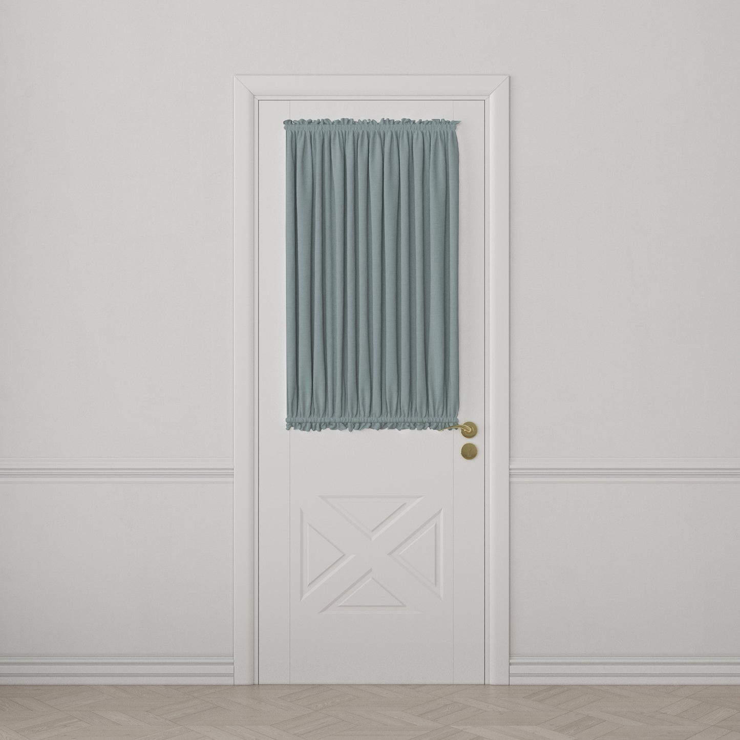 Dual Rod Pocket Curtains in Classic Linen - Storm