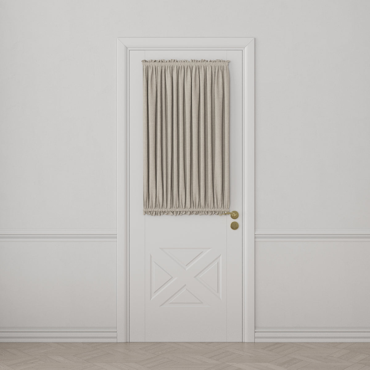 Dual Rod Pocket Curtains in Classic Linen - Heathered Flax