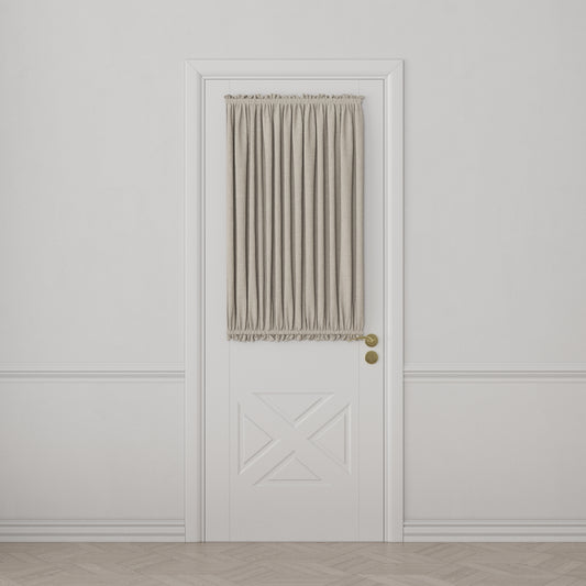 Dual Rod Pocket Curtains in Classic Linen - Heathered Flax