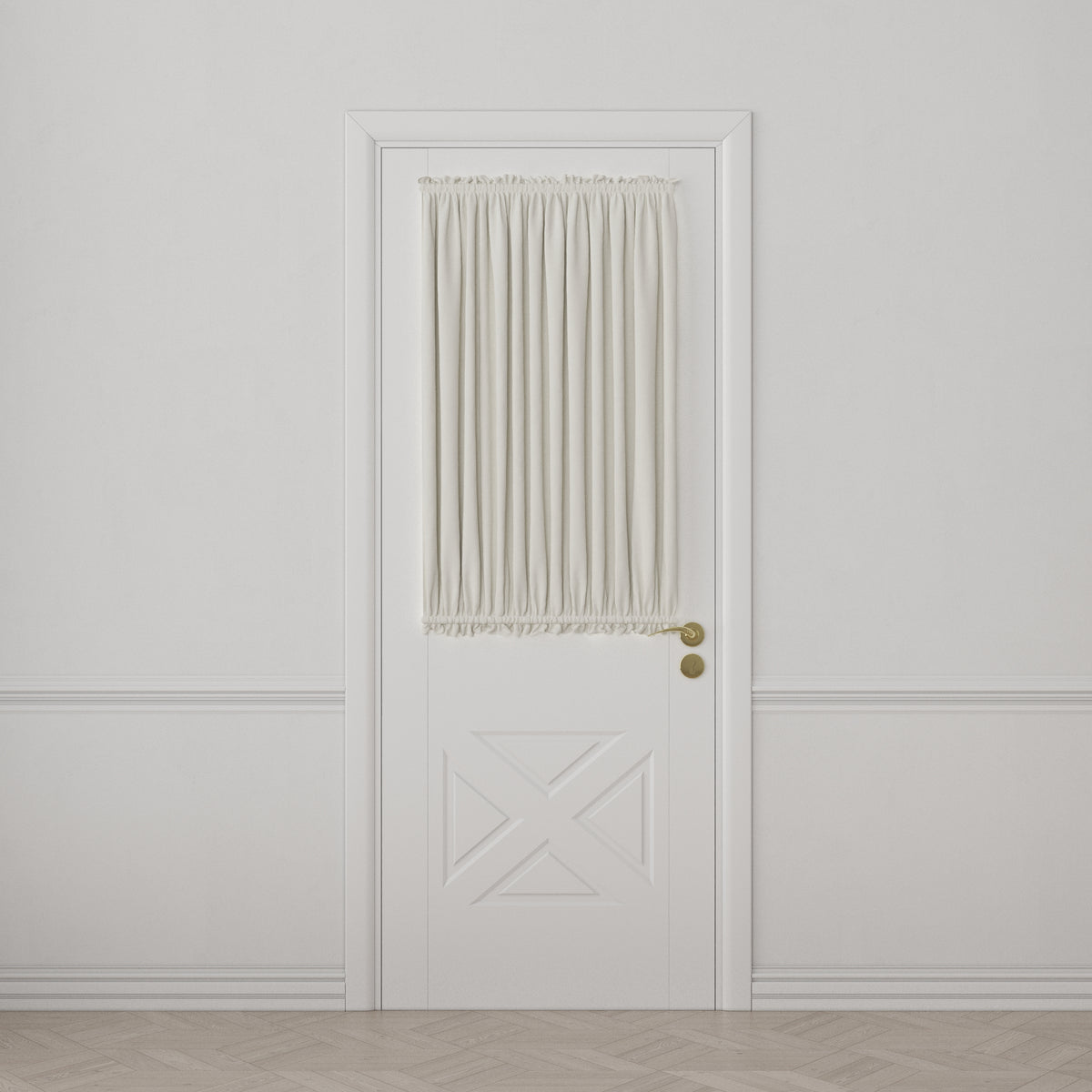 Dual Rod Pocket Curtains in Classic Linen - Heathered Dove