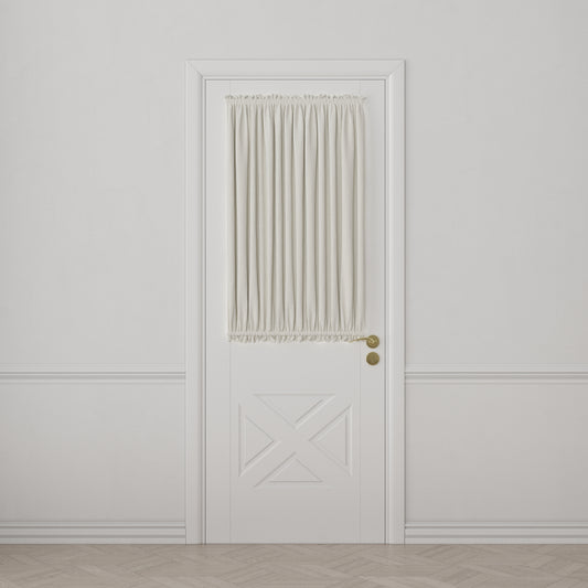 Dual Rod Pocket Curtains in Classic Linen - Heathered Dove