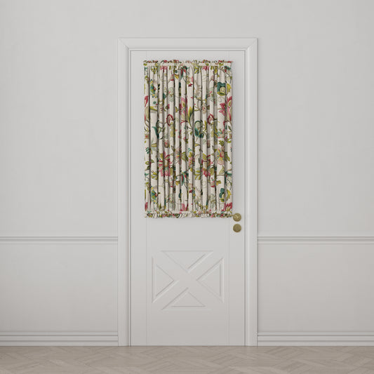 Dual Rod Pocket Curtains in Fleur de Leaf - Blossom