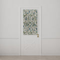 Dual Rod Pocket Curtains in Fleur de Leaf - True Blue