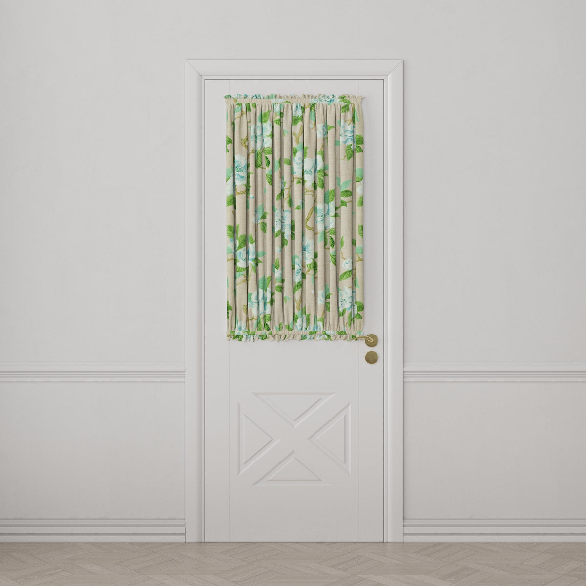 Dual Rod Pocket Curtains in Grandma's Floral - Pink