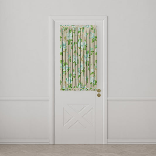 Dual Rod Pocket Curtains in Grandma's Floral - Pink