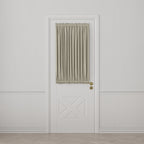 Dual Rod Pocket Curtains in Little White Line - Seaglass