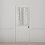 Dual Rod Pocket Curtains in Toile - Rich Cream