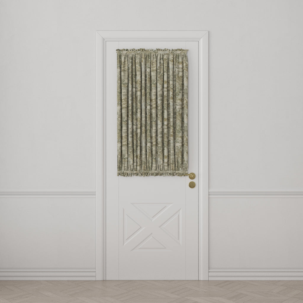 Dual Rod Pocket Curtains in Country Toile - Ivy