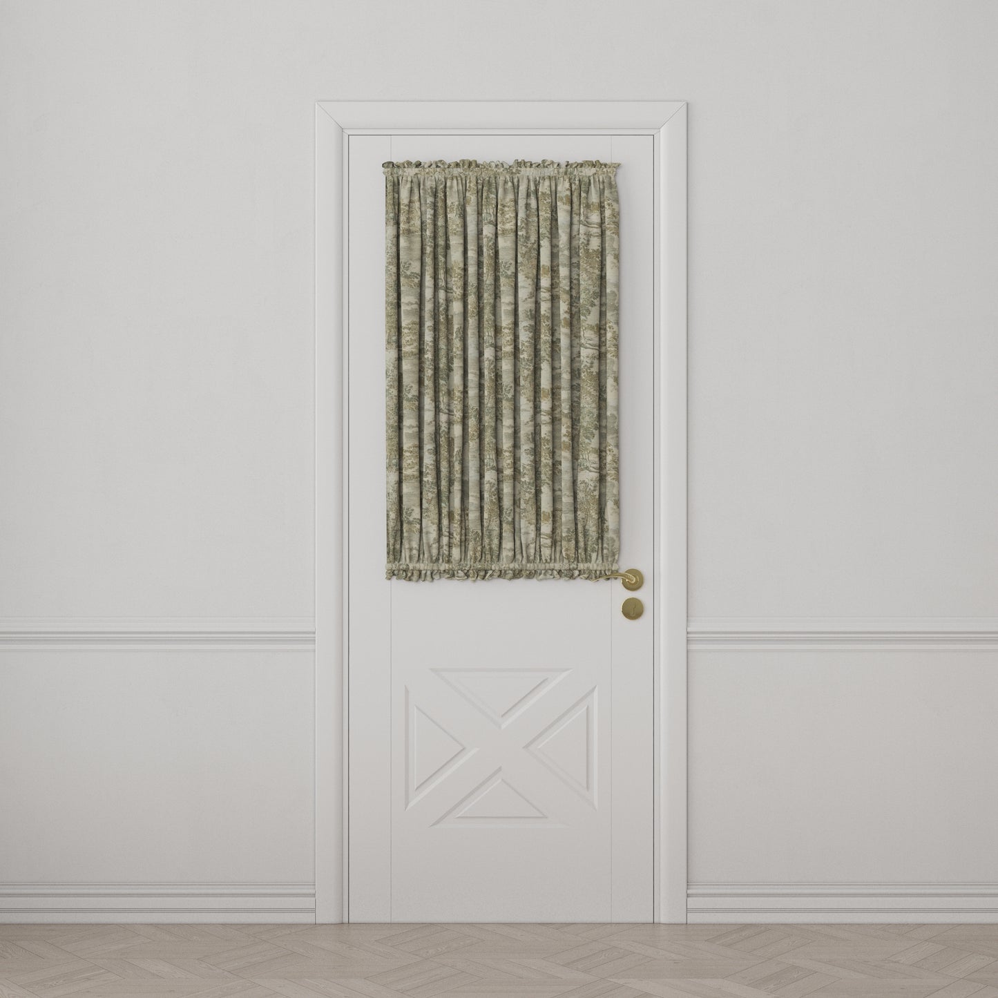 Dual Rod Pocket Curtains in Country Toile - Ivy