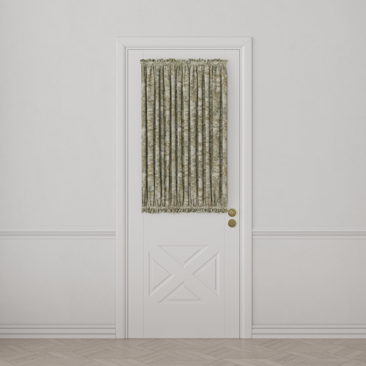 Dual Rod Pocket Curtains in Country Toile - Ivy