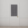 Dual Rod Pocket Curtains in Gingham - Black