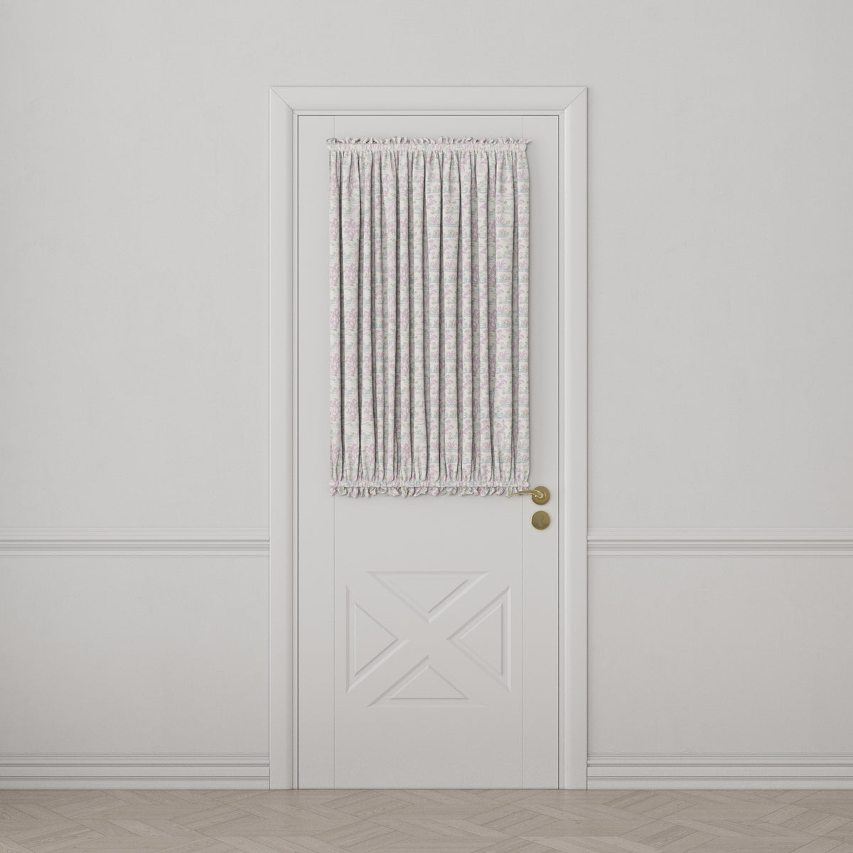 Dual Rod Pocket Curtains in Meadow - Lavender