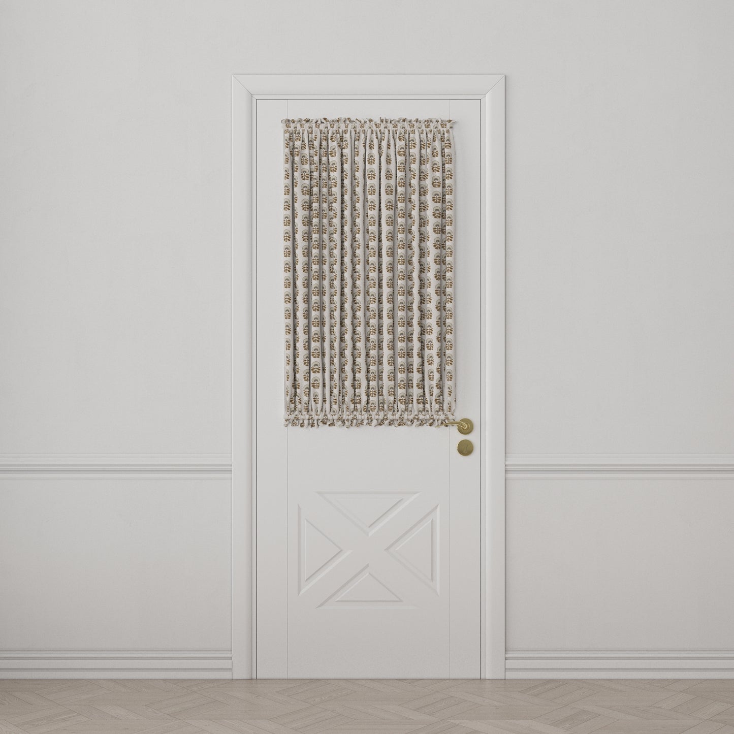 Dual Rod Pocket Curtains in Mini Florals - Birch