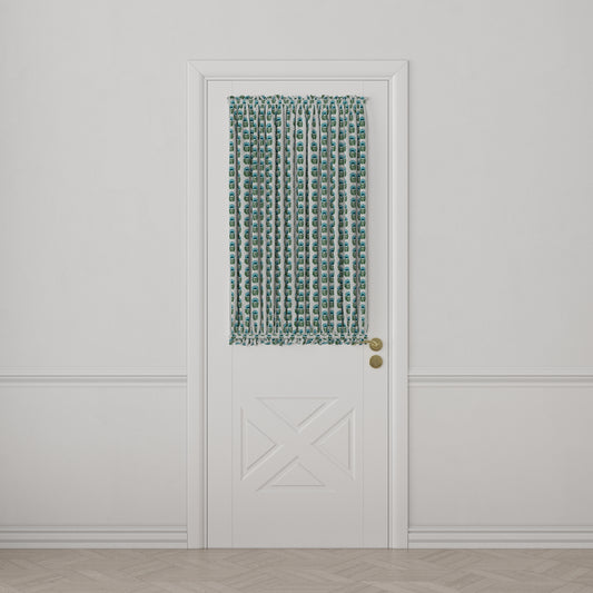 Dual Rod Pocket Curtains in Mini Florals - Forest