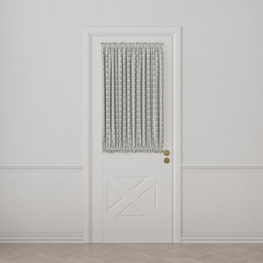 Dual Rod Pocket Curtains in Mini Florals - Ivory