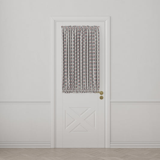 Dual Rod Pocket Curtains in Mini Florals - Mulberry